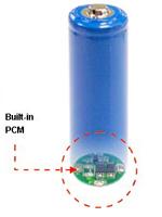 The built-in PCM prevents damages to the battery and also the flashlight when there is occurence of over charge, over discharge, overload or under voltage.